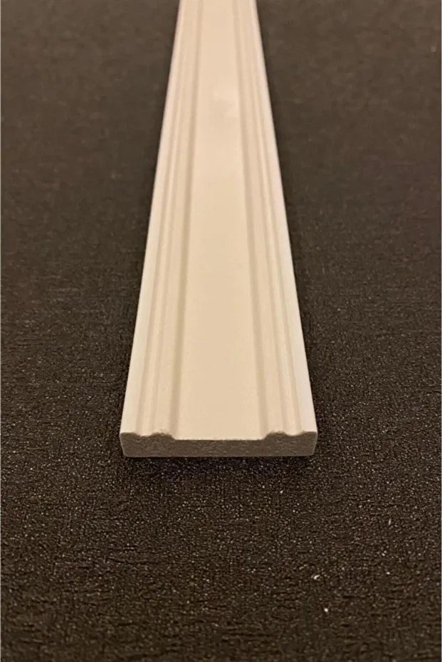Boyanabilir Beyaz Düz Duvar Çıtası Dekoratif 4 Cm X 240 Cm 4 Adet