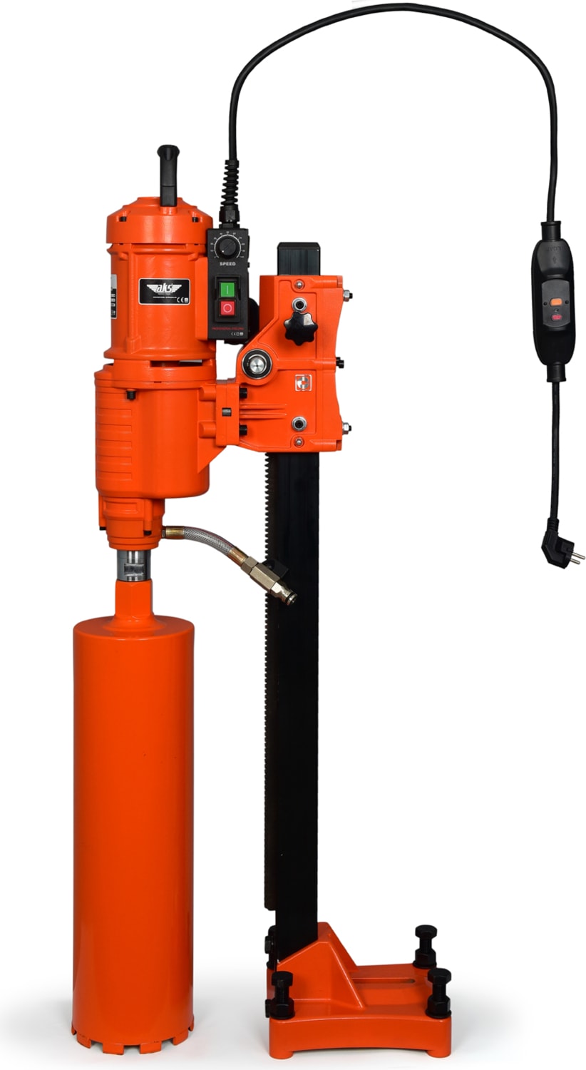2550E Düz Sehpalı 4350 W 255 mm Hız Devir Ayarlı Karot Makinesi