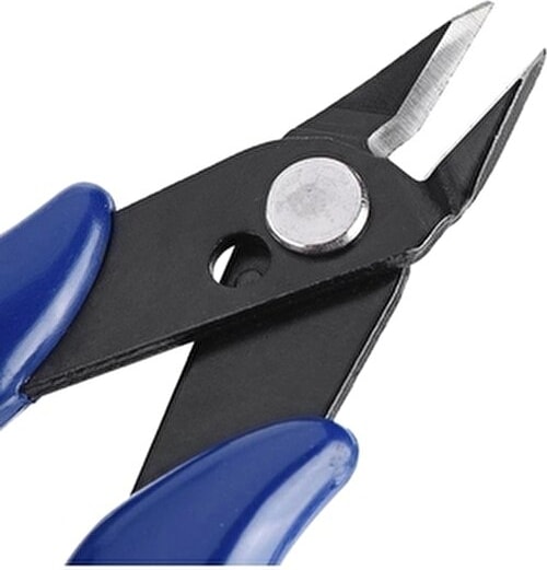 Mini Elektronikçi Yankeski Mavi Renk 130 mm Kesme Aleti