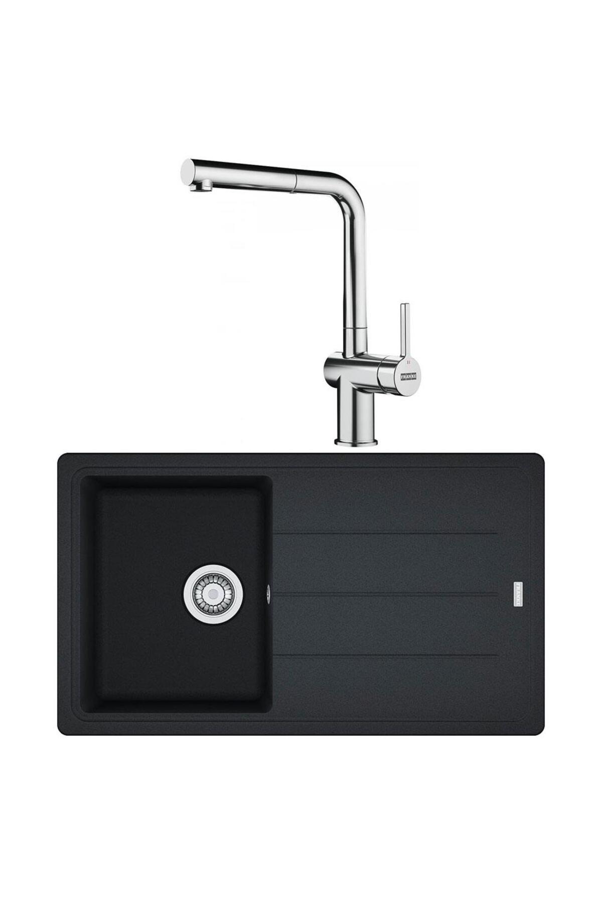 BFG 611 Granit Nero Evye, Active Plus Doccia Krom Spiralli Armatür Seti