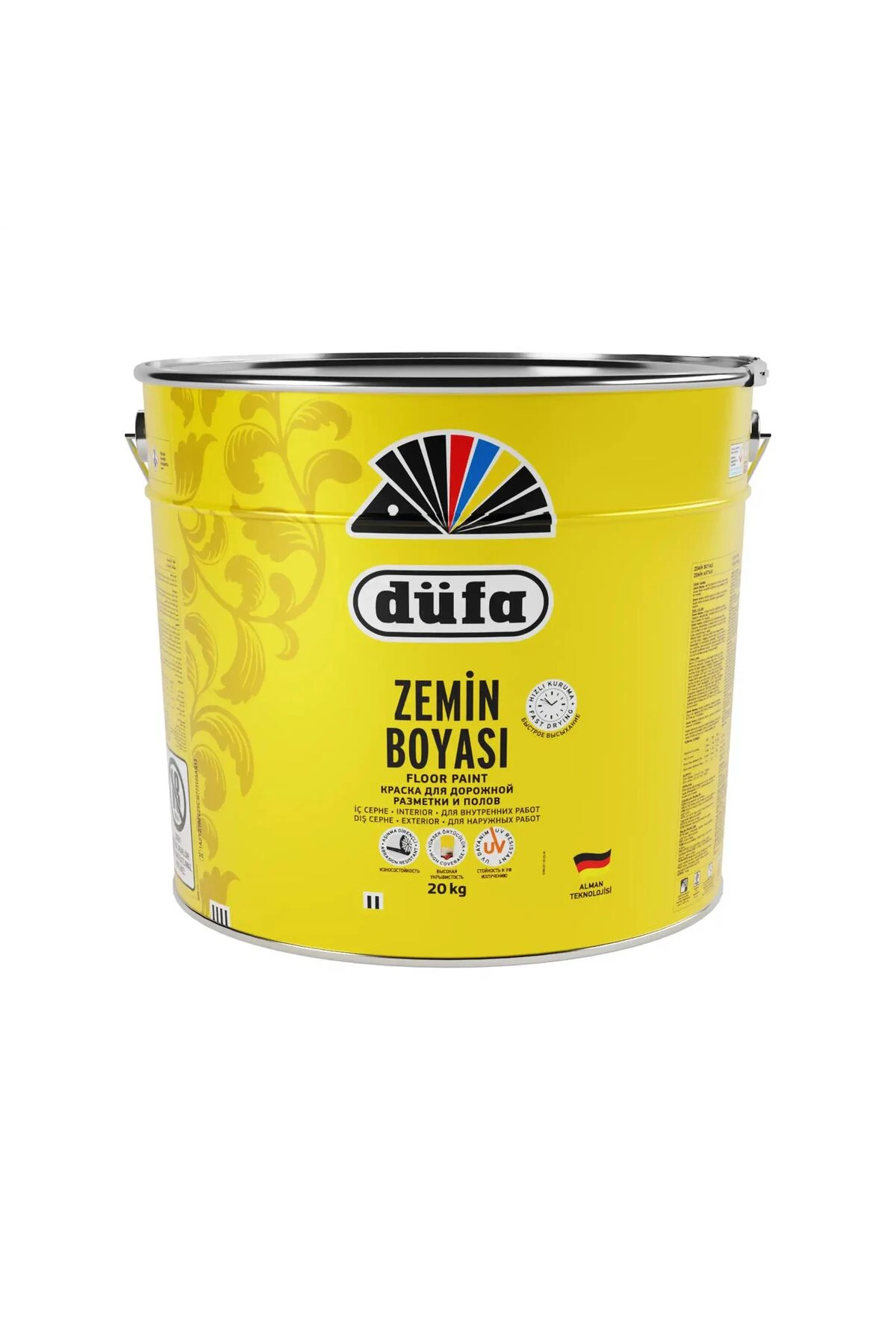 Zemin Boyası 1028 Portakal 20 Kg