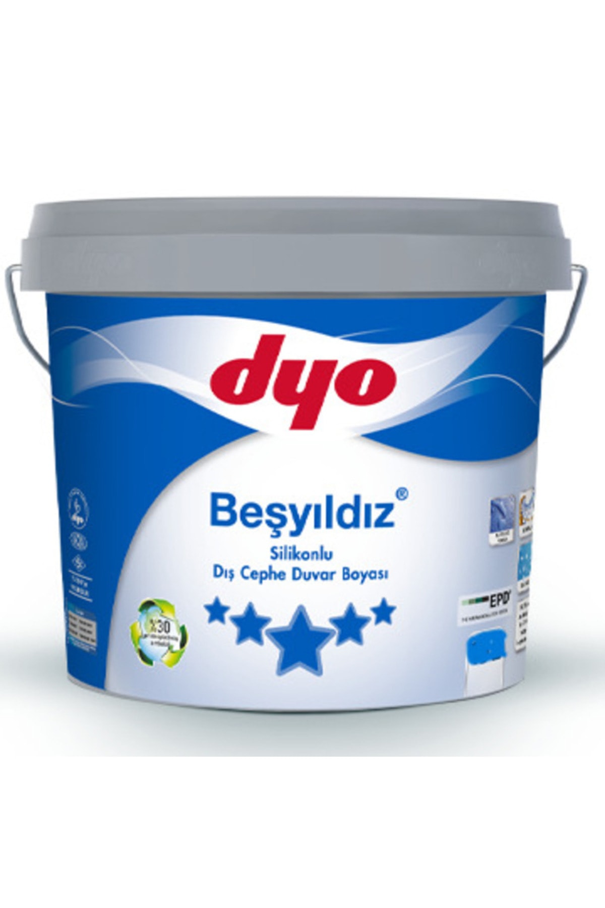 Beşyıldız Silikonlu Dış Cephe Boyası 15 Lt