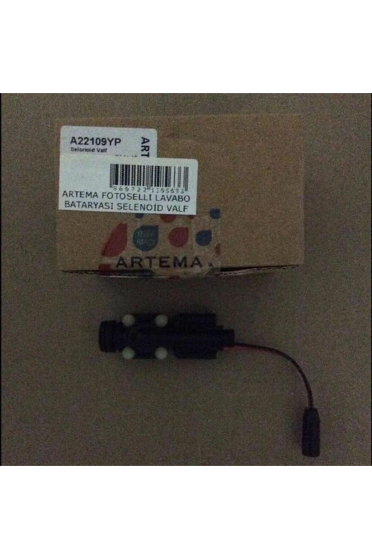 Fotoselli Lavabo Bataryası Selenoid Valf Yeni Tip