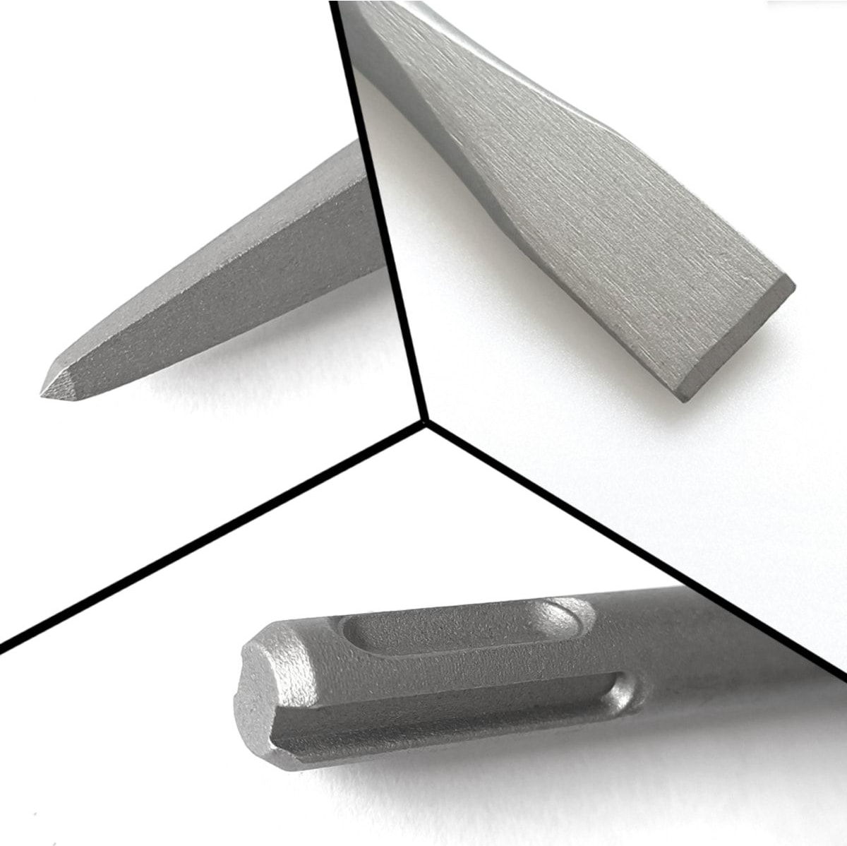 Kırıcı Delici Matkap İçin Sds Plus Matkap Uç Seti Murç Keski 1/4 Hex Vidalama Adaptörü 4 Parça