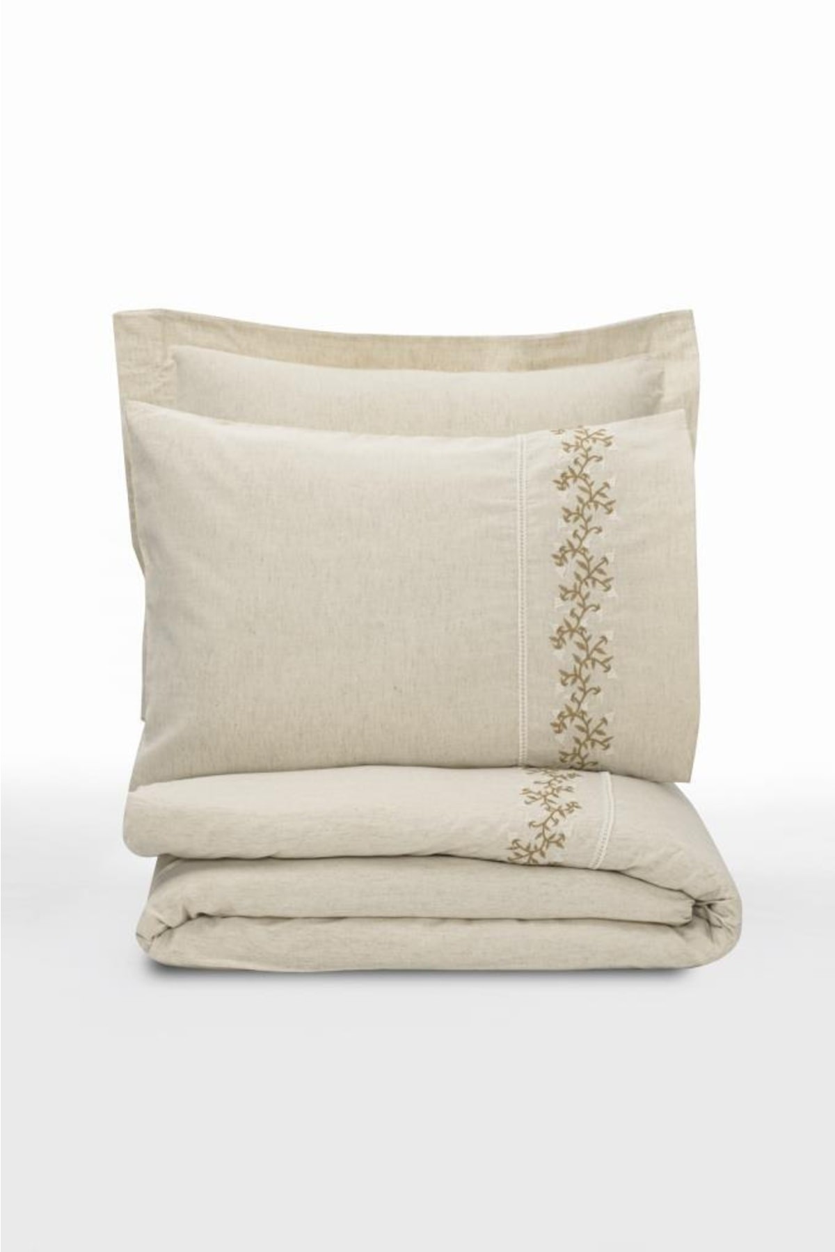Cotton Keten Çift Kişilik Nevresim Takımı Darian Emh