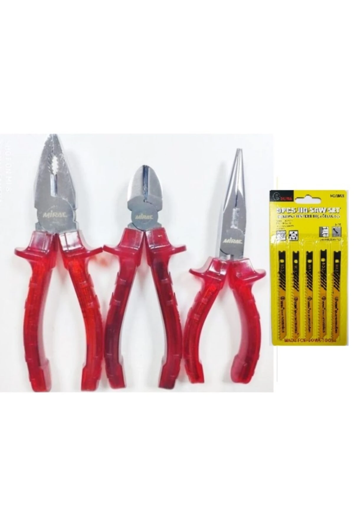 Pense Kargaburun Yankeski 3 Lü Set Ve Soma 5li Dekupaj Ucu