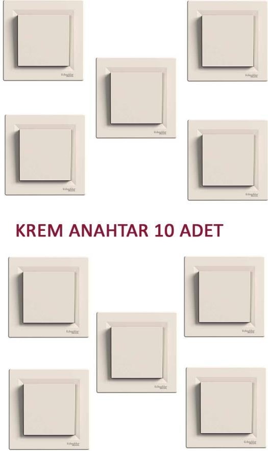 Asfora Krem Anahtar 10 Adet