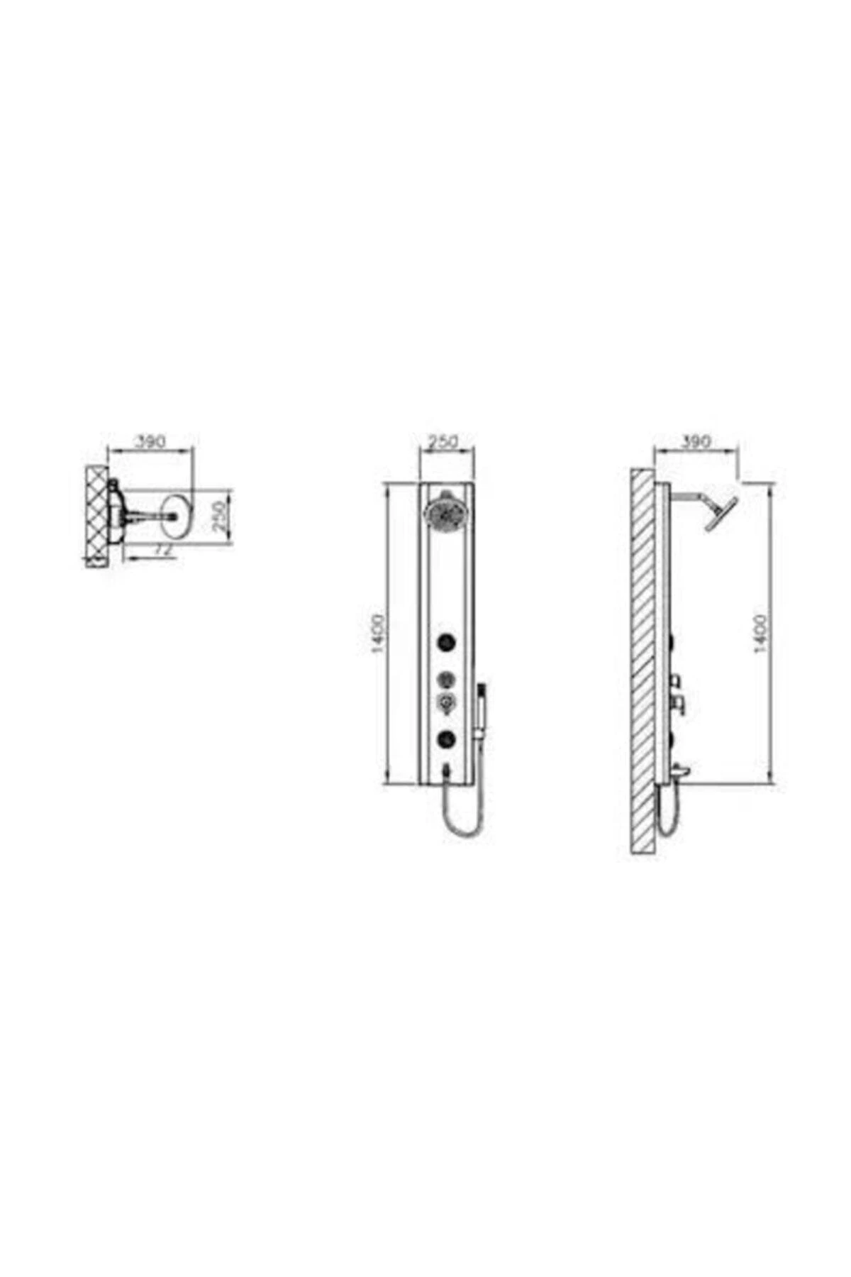 Vitra A45811 Move Masajlı Duş Sistemi