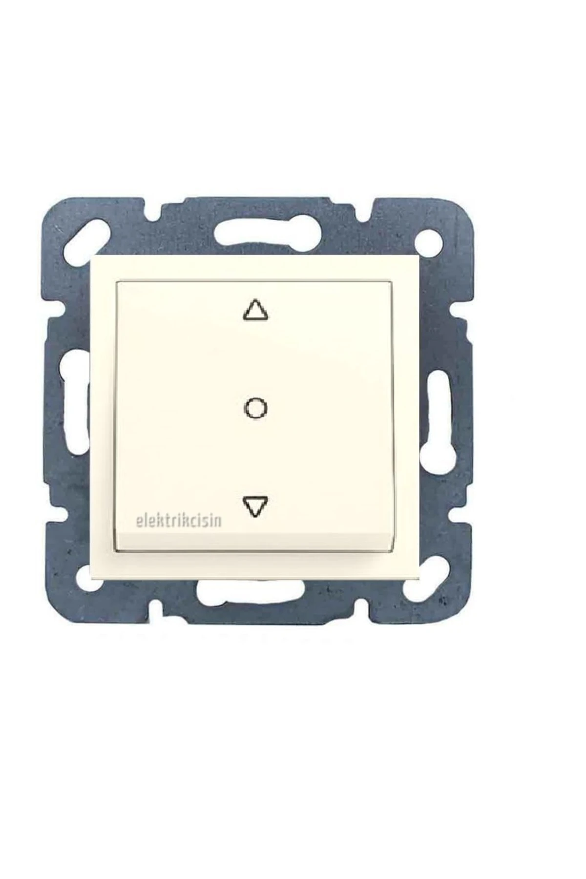 Karre Krem Tekli Jaluzi Kumanda Anahtarı (çerçeve Hariç) 1 Adet