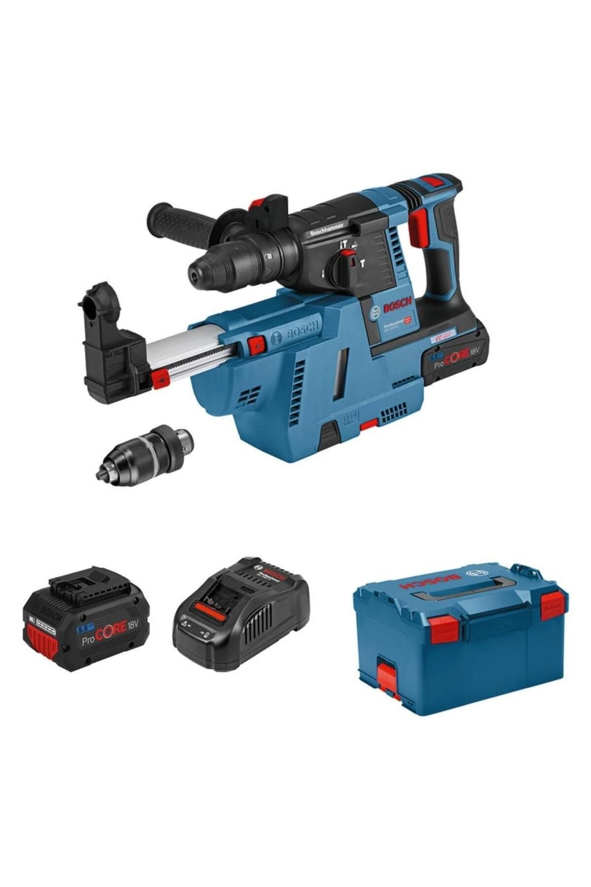 Gbh 18v-26 F Akülü Toz Emmeli Sds Plus Kırıcı Delici 2x5,5 A 061191000G