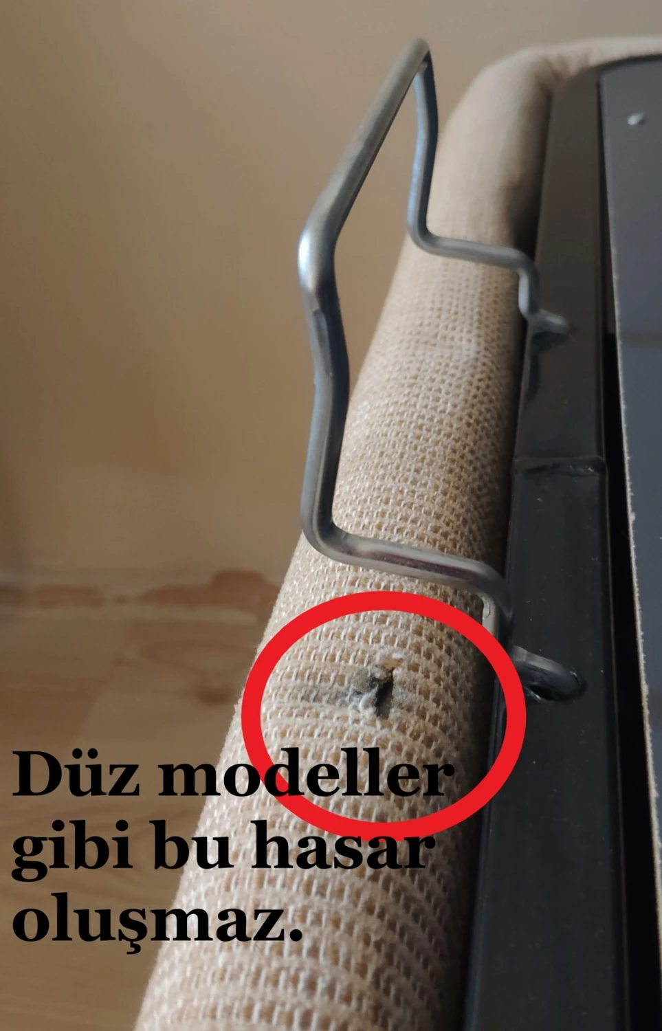 Metal Baza Tutacağı - Baza Kaldırma Demiri - Baza Yatak Tutucu - Baza Kulpu 2 Adet