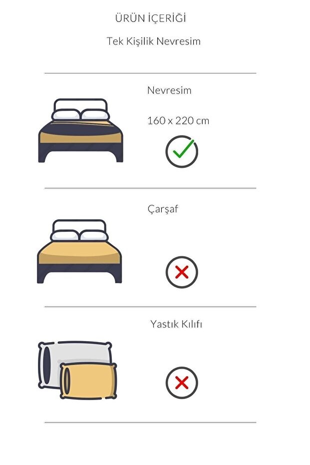 İkaros Serisi Tek Kişilik Otel Nevresimi (Yorgan Kılıfı) 57 Tel