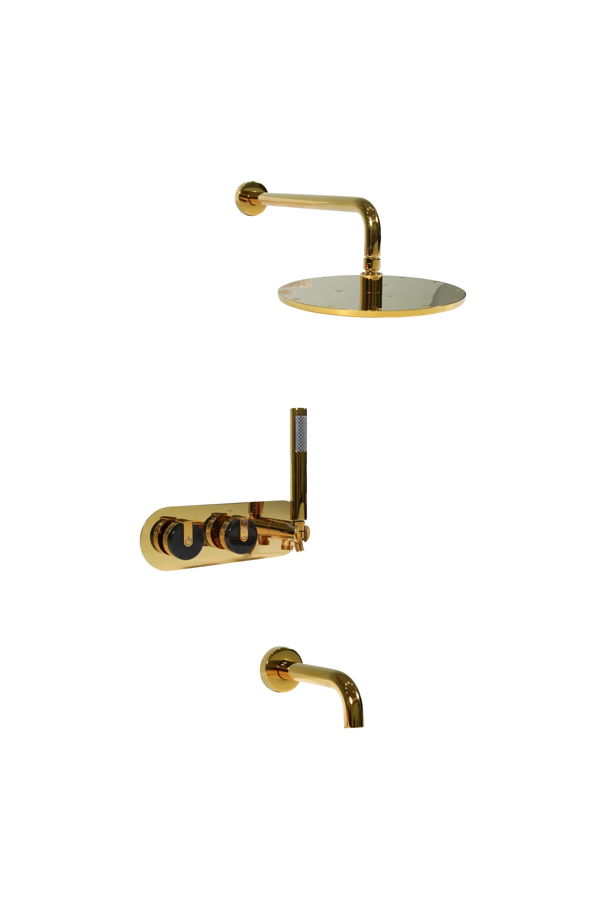 Victoria Gold 3 Yönlü Ankastre Duş Sistemi