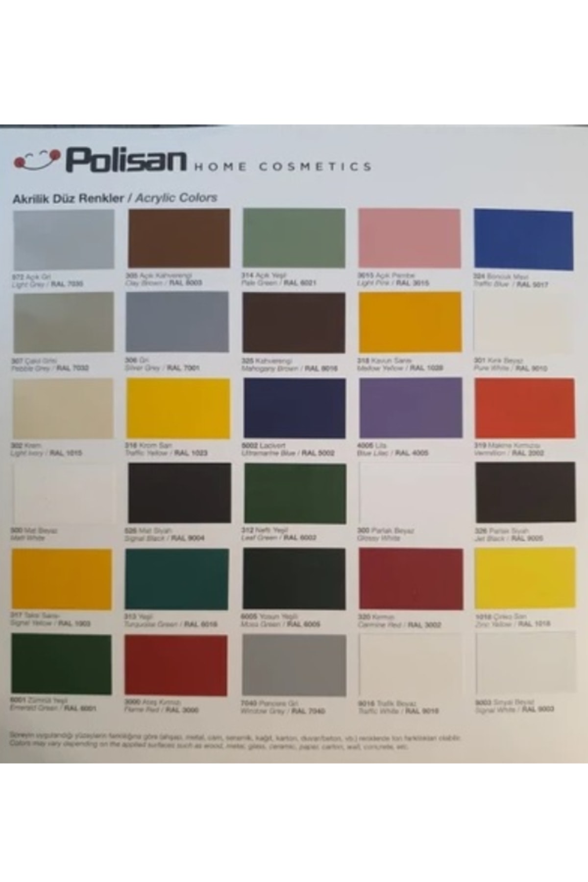 AKRİLİK SPREY BOYA KIRMIZI 400 ML