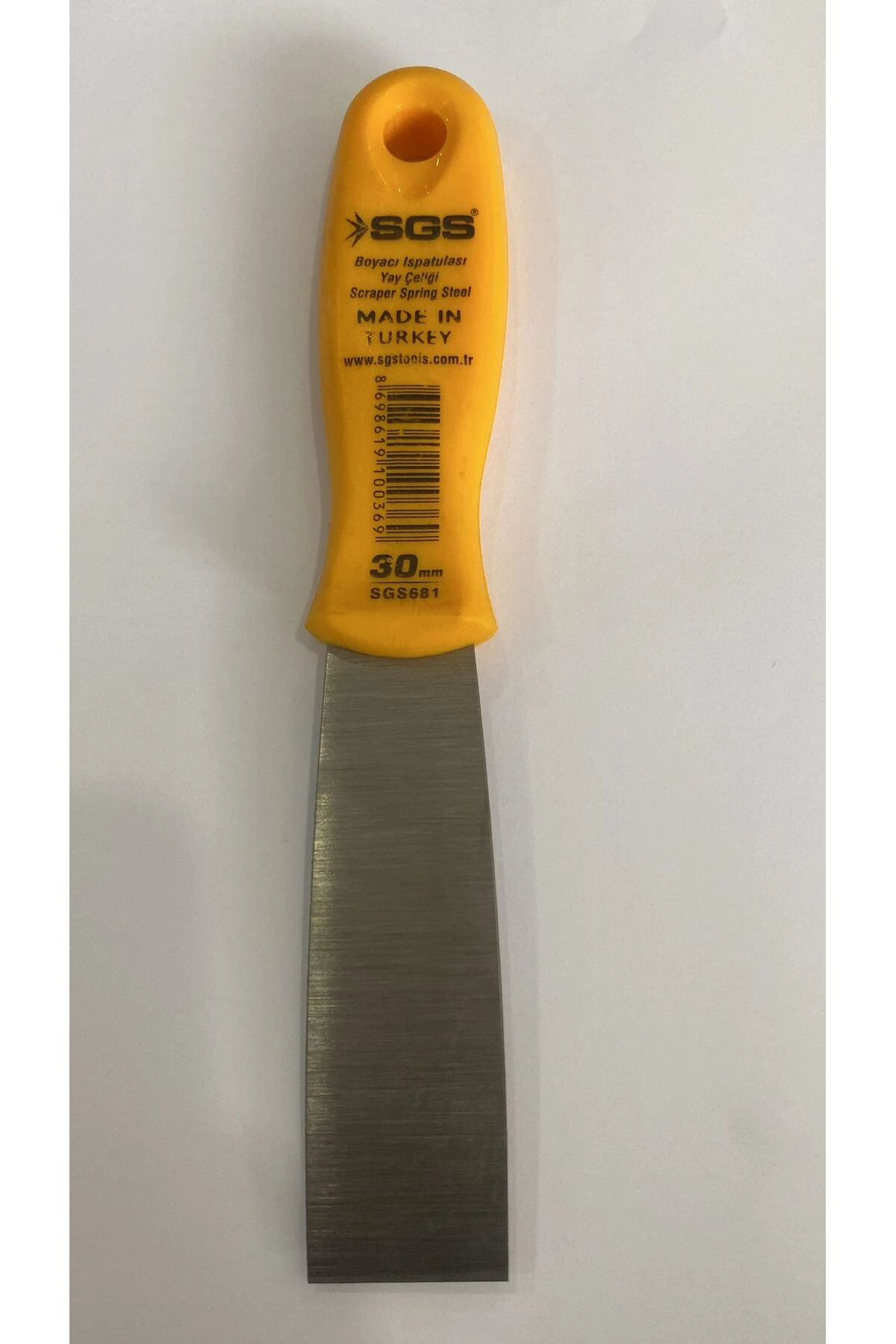 BOYACI SPATULASI YAY ÇELİĞİ 30 MM
