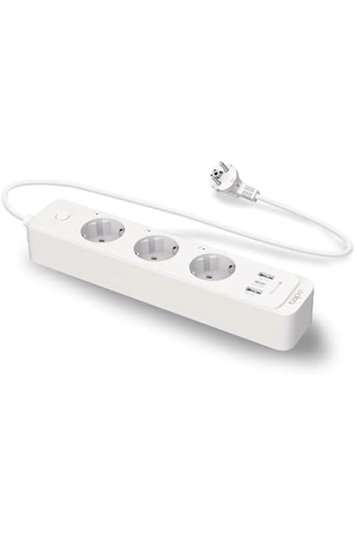 P300, 1.5m, 3'lü Akıllı Wi-Fi Priz, 18 W Hızlı Şarj, Uzaktan Kontrol, Kolay Kurulum ve Kullanım, Ama