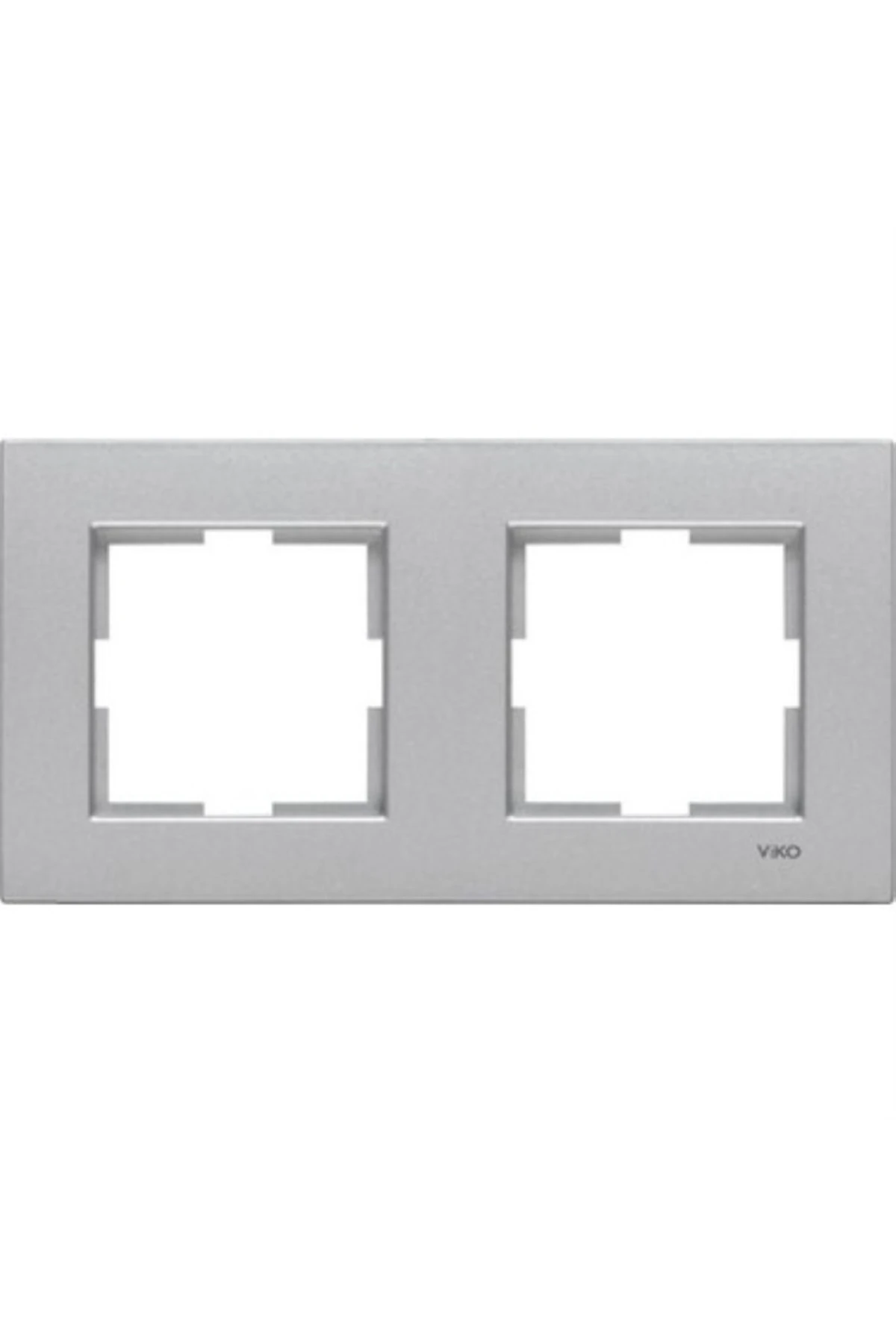 Viko 92190602 Novella Gümüş 2 Li Çerçeve