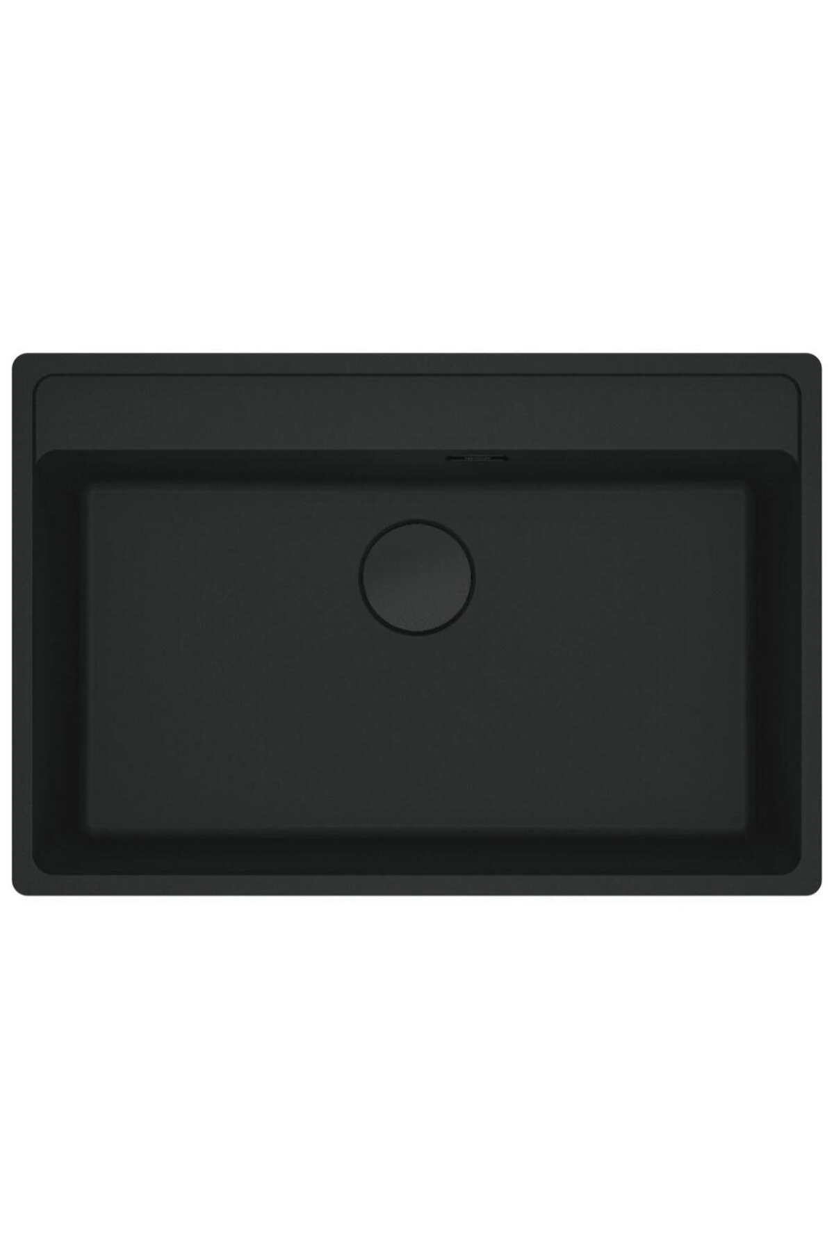 Granit Evye MRG 610-72 Matt Black, Tezgah Üstü Evye