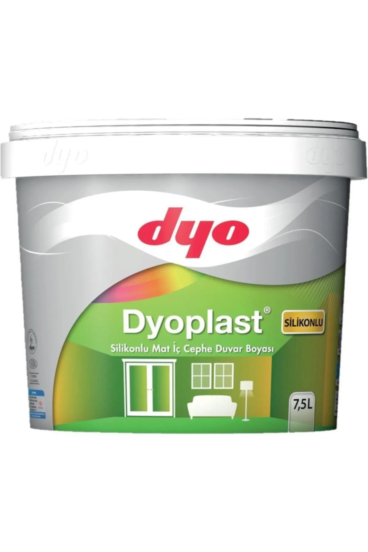 plast Silikonlu Mat Iç Cephe Boyası 7.5 Lt