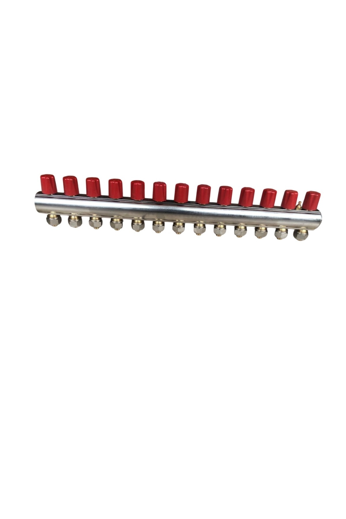 1’’ (1 İNÇ) Debi Ayar Vanalı Kollektör 13 Çıkışlı Kırmızı Ürün Kodu;602120690