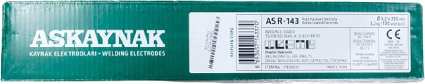 3.25X350 Rutil Paket Kalın Elektrod Oerlıkon