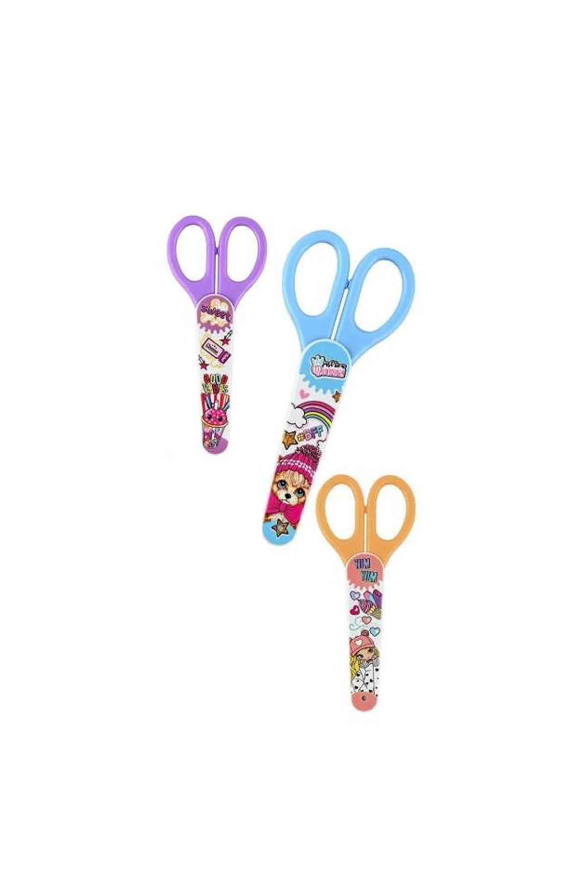 Büyük Kablı Okul Makası Kız 1 Adet Karışık