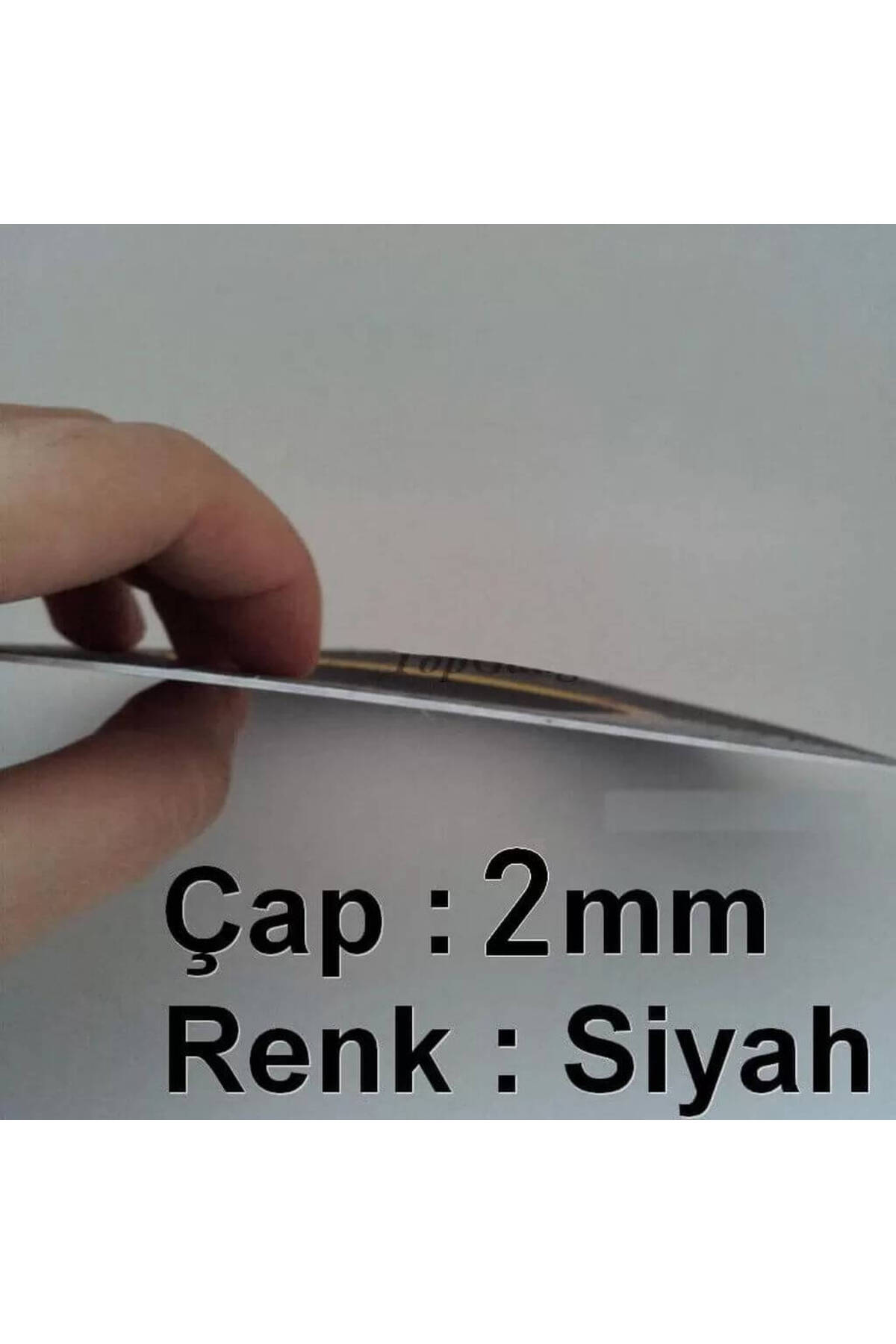 3M 2mm/50mt Çift Taraflı Bant Ekran Cam Kasa Kapak Tamir Bantı-siyah