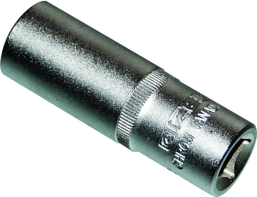 1108060013 1/2" Altı Köşe Derin Lokma Anahtar, Krom, 13 mm