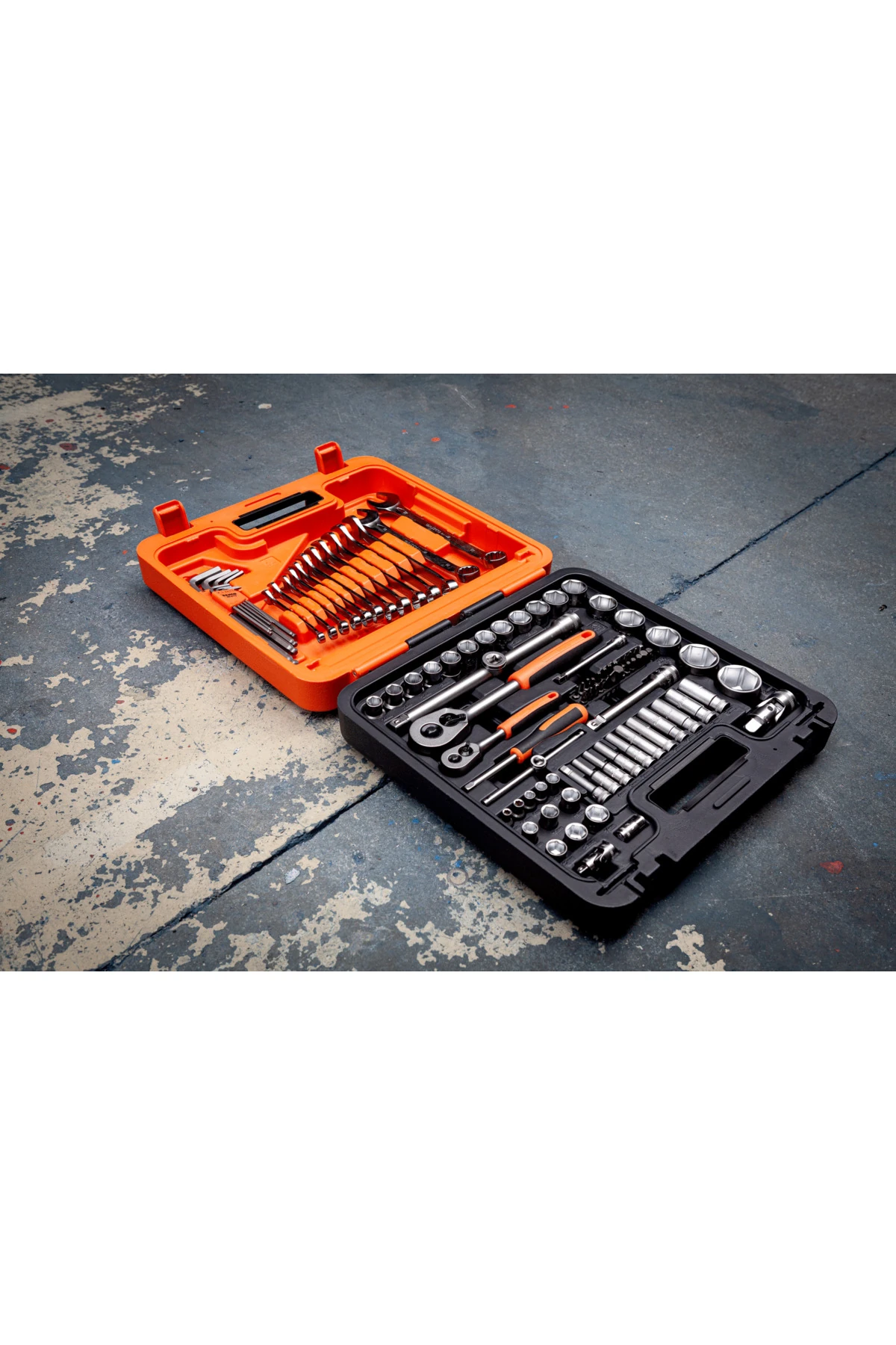 Lokma takımı 1/4" ve 1/2" Metrik Lokma ve Derin Lokma Seti, S98MC1H