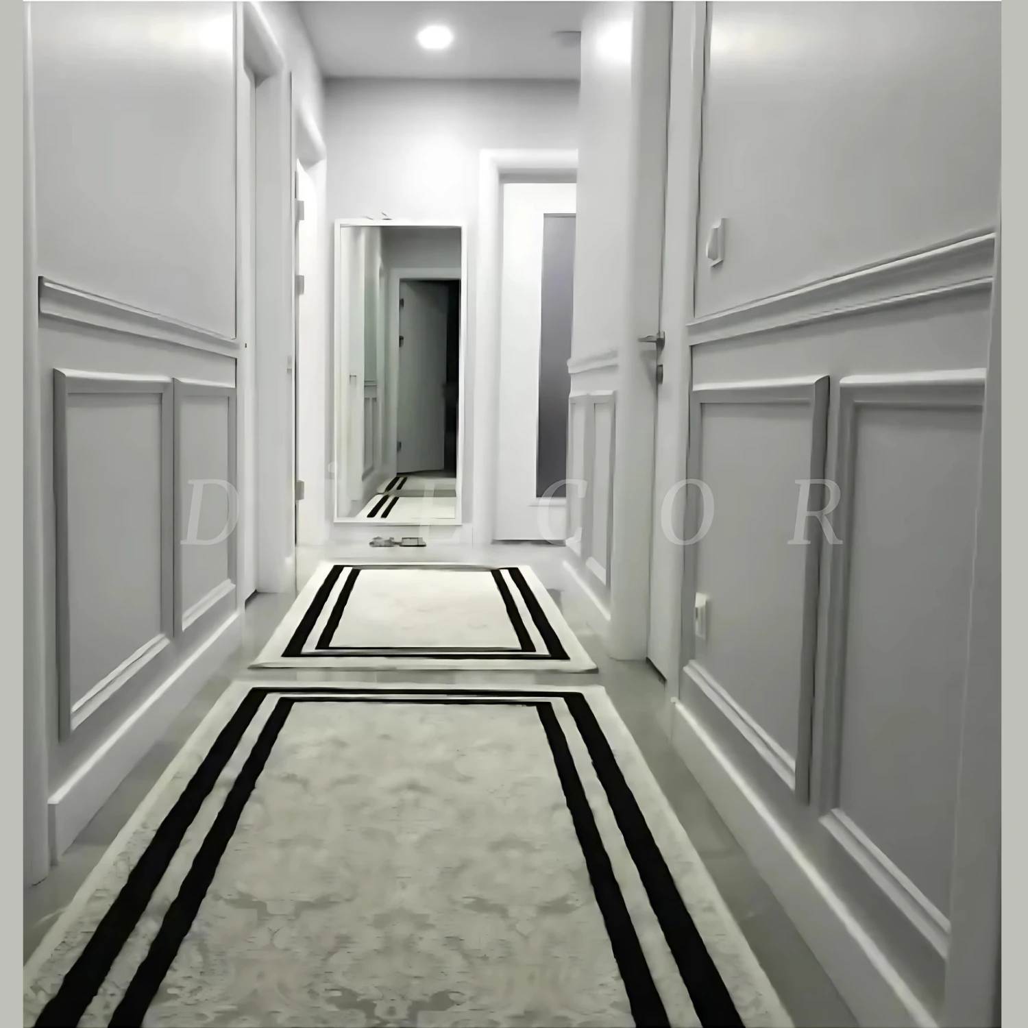 Dekoratif Boyanabilir 10 Adet 9 cm Polistren Süpürgelik