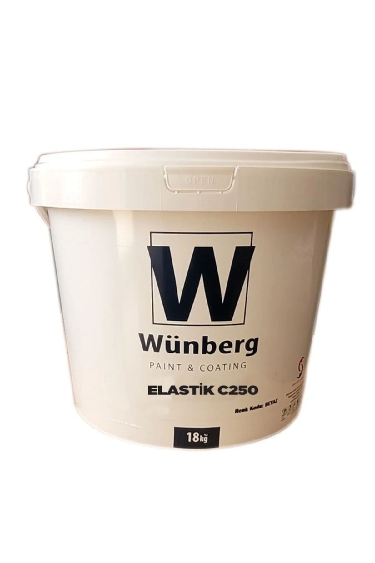 Elastik C250 Granüllü Yapısıyla Mukavemeti Artırılmış Mükemmel Su Yalıtım Boyası 18 kg