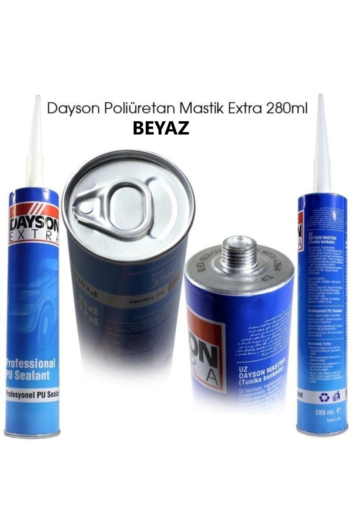 Beyaz Extra Poliüretan Pu Mastik 280 Ml