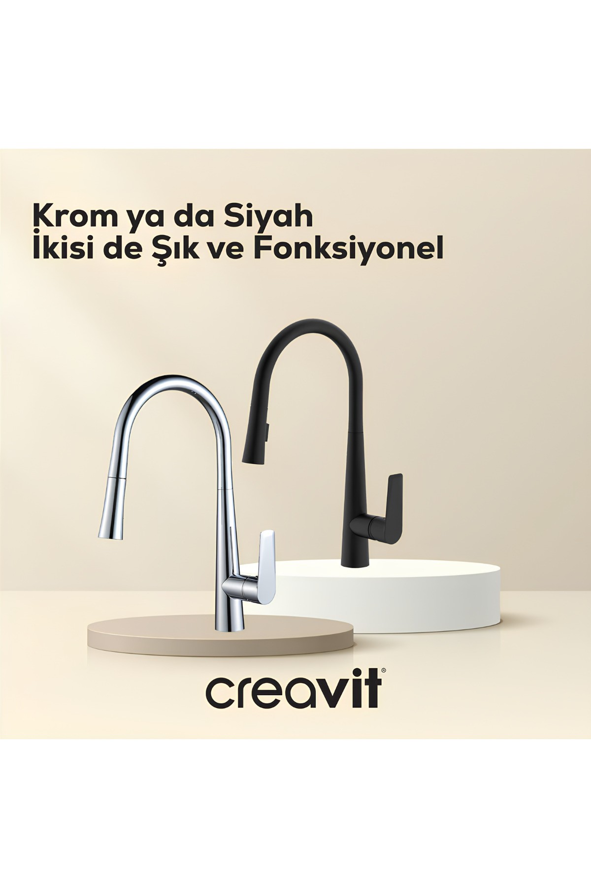 Spiralli Krom Mutfak Bataryası MF8858