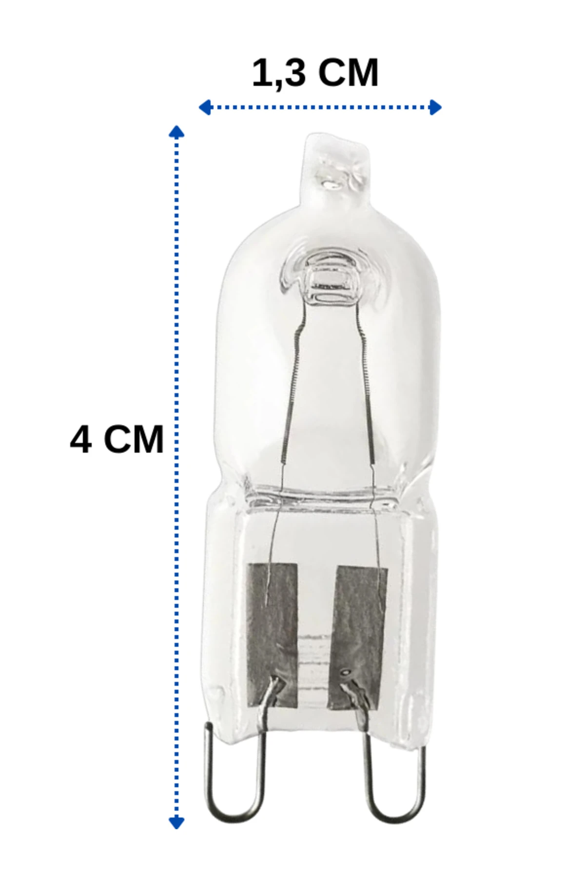 Halopin Oven 25W 2700K (Sarı Işık) G9 Duylu Halojen Fırın Ampulü (2 Adet)