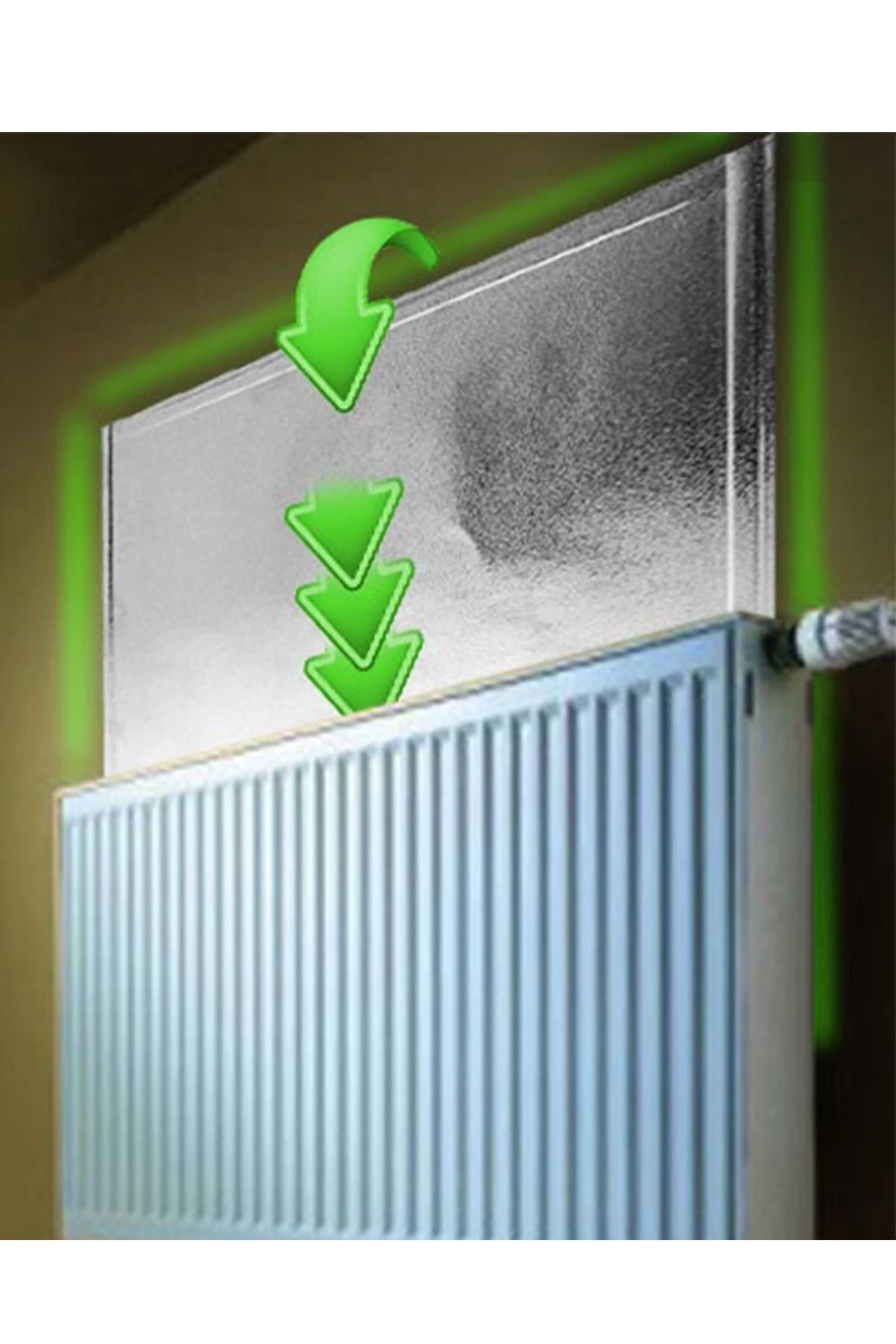 6 Adet Petek Arkası Yalıtım Levhası Radyatör Peteği Izolasyon Ev Isı Tasarruf Kalorifer Arkalığı