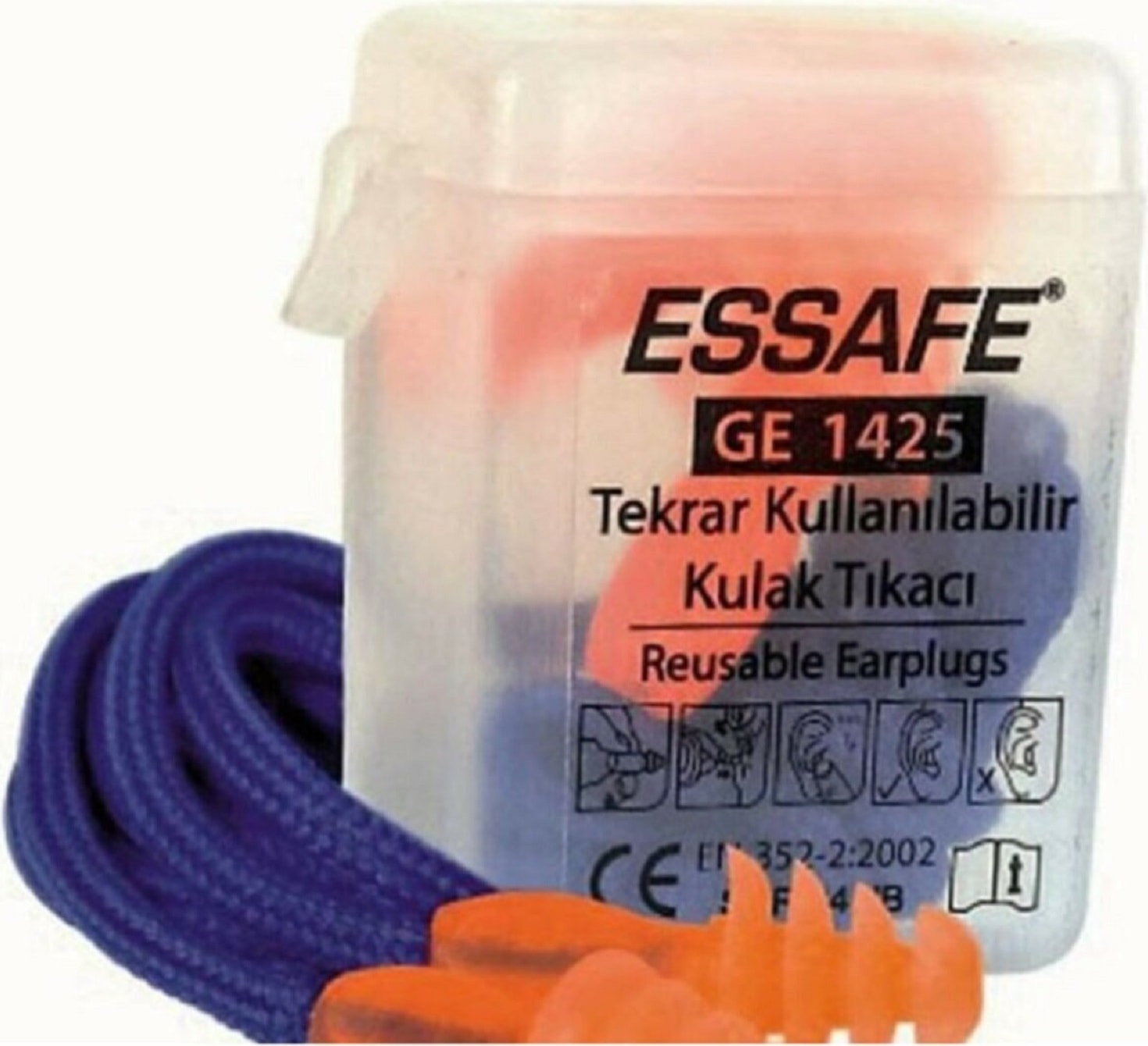 GE-1425 Gürültü ve Ses Önleyici Kulak Tıkacı 10 Adet