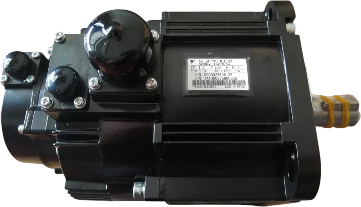Yaskawa SGMGV-13ADA6C Ac Servo Motor 1.3kw 200V 10.7A 8.34NM 1500RPM Endüstriyel Motor