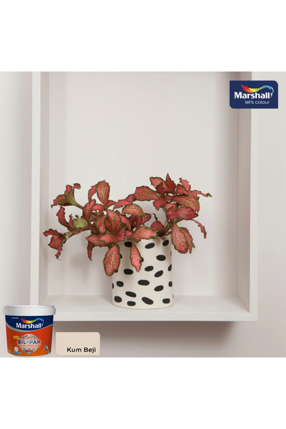 Sil-pak Duvar Boyası 2.5 lt Badem Ezmesi