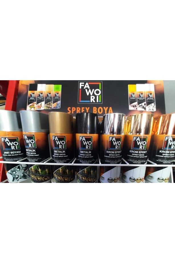 Krom Efekt Sprey Boya - Gümüş - 400 ml
