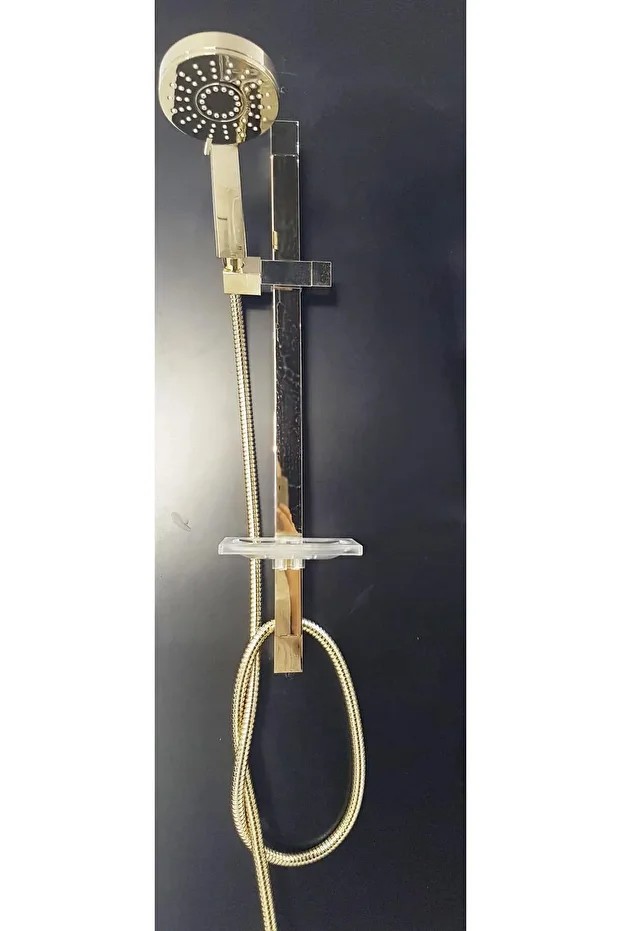 Nobilis Hareketli Sürgülü Banyo Duş Seti - Altın (Gold) 102846011