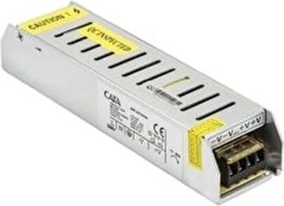 60W 5A Şerit LED Trafosu Adaptör 16 cm Uzunluk 4 cm Genişlik 3,4 cm