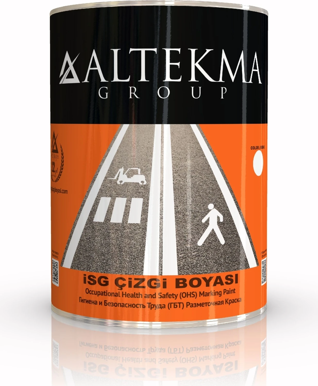 SOĞUK YOL ÇİZGİ BOYASI 5KG Beyaz , Isg Çizgi Boyası