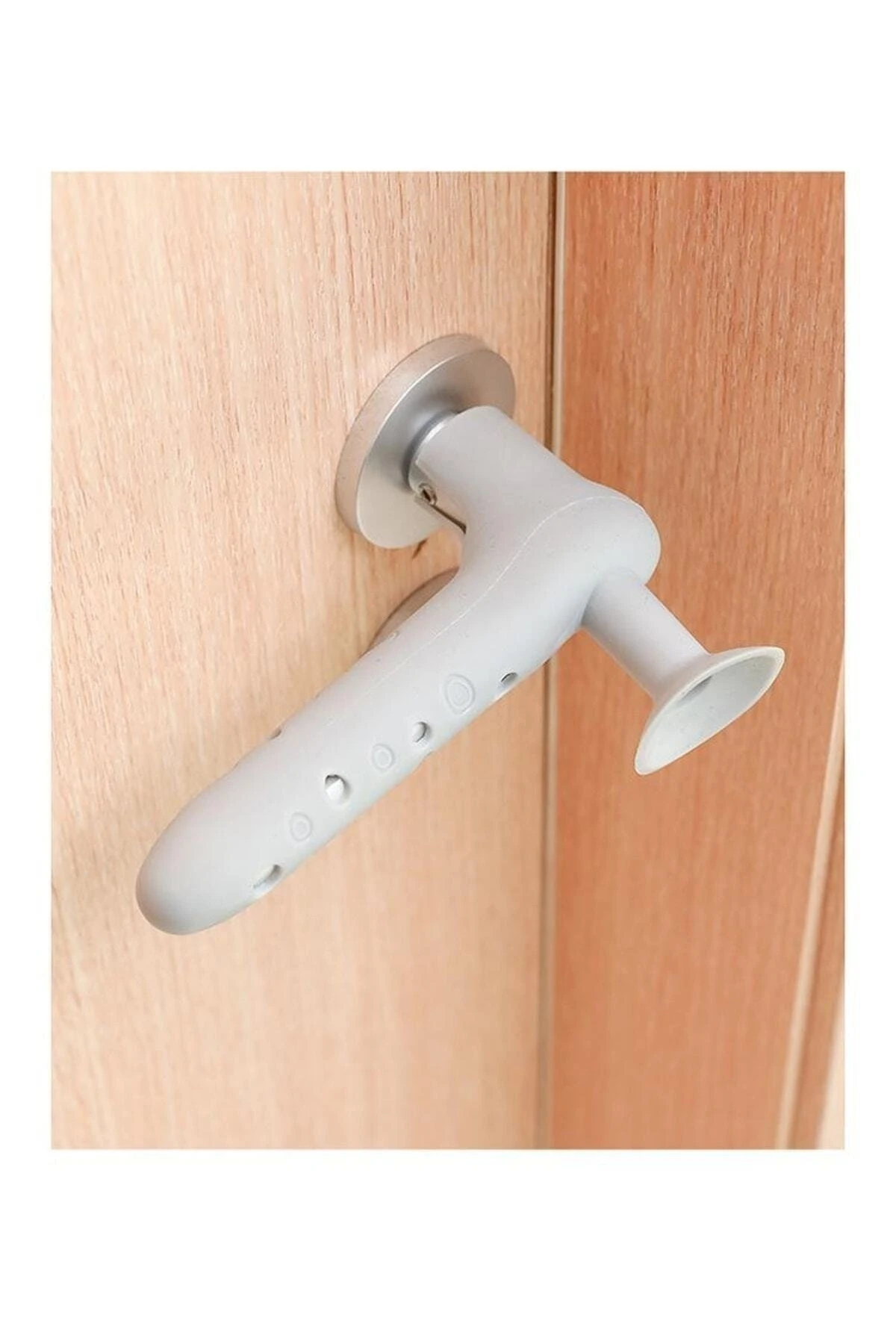 Silikon Kapı Kolu Stoperi Çocuk Güvenlik Aparatı Duvar Koruyucu Pencere Tutucu Stoper Duvar Koruyucu