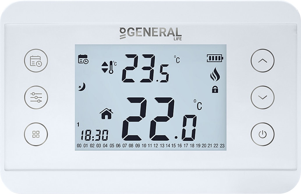 HT300S Kablolu Haftalık Programlı Oda Termostatı