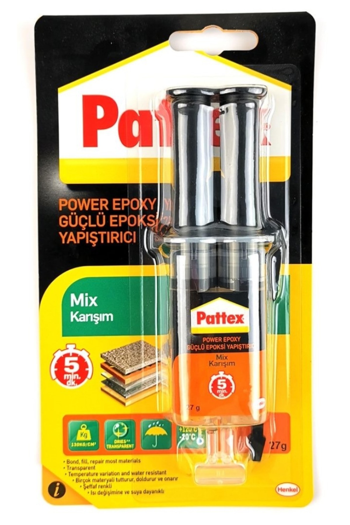 Power Epoxy Güçlü Epoksi Komponent Yapıştırıcı
