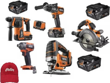 Beşli Montaj Seti (Bbh 18BL2 - Bss 18C3B3 - Bsb 18C3BL -BST18BLX 3500 - BKS18BL2)