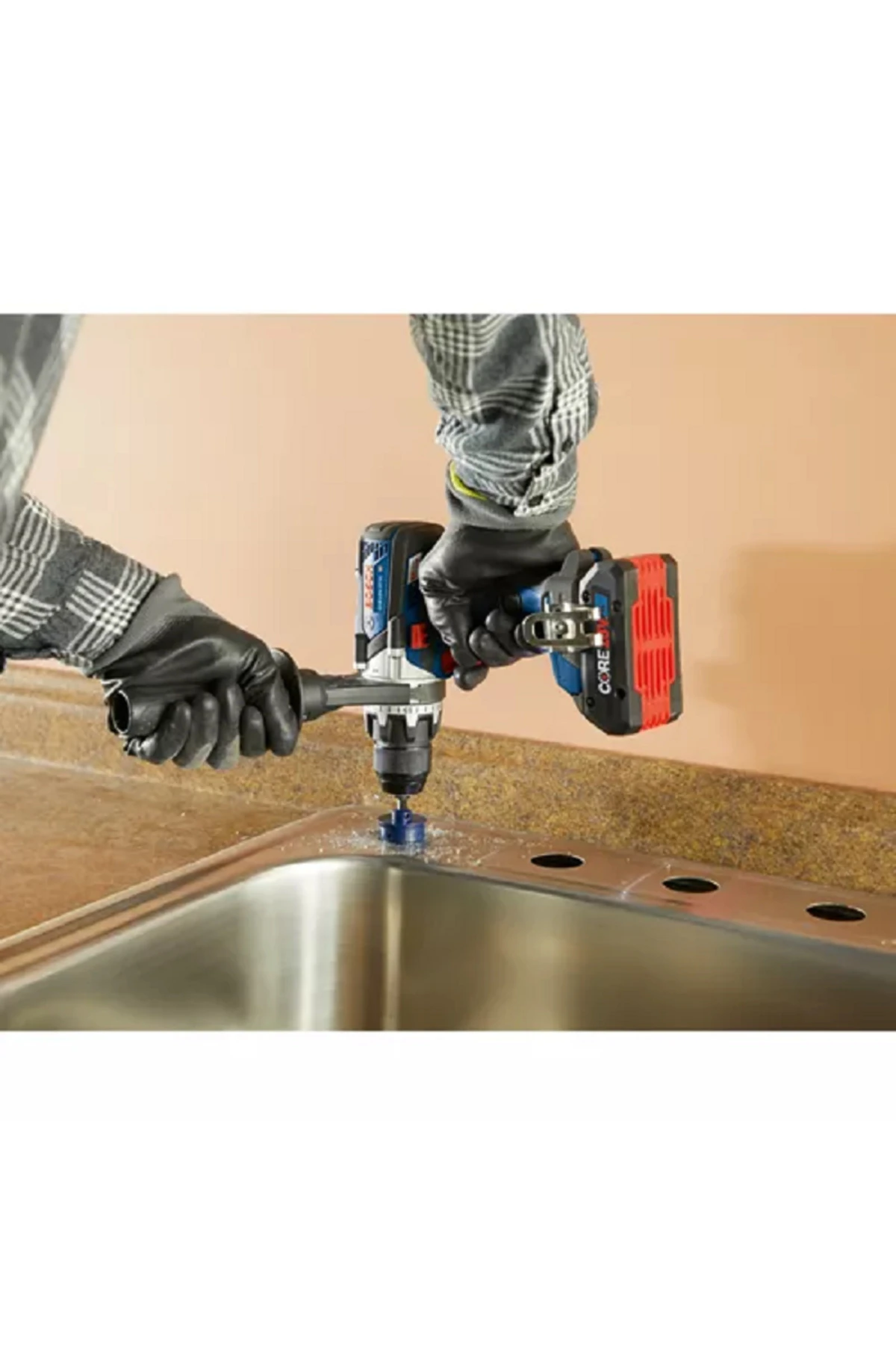 GSB18V-975CB25 Profesyonel Akülü Darbeli Matkap/Sürücü Seti 18V Fırçasız Bağlantıya Hazır CORE18V