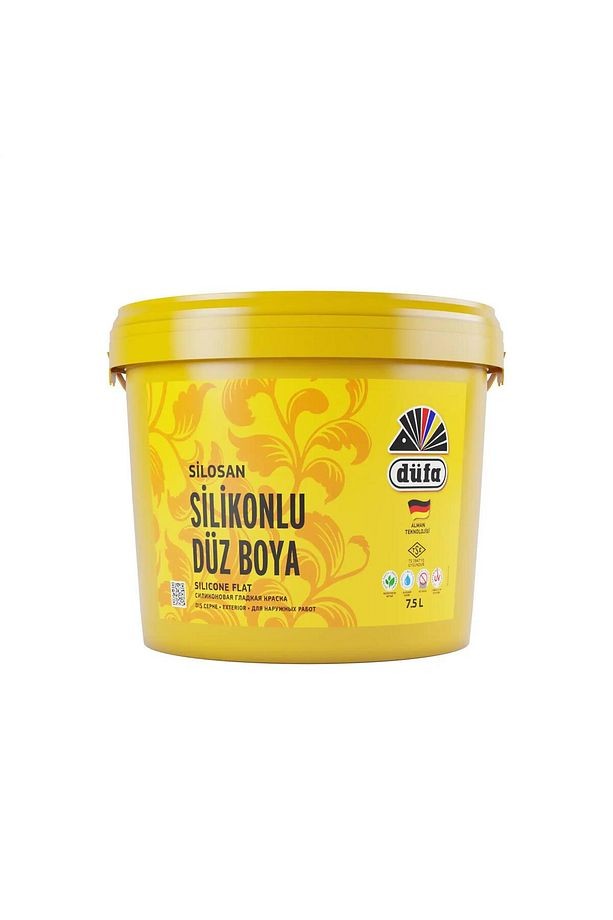 Silikonlu Düz Dış Cephe Duvar Boyası 8588 Atlantik 7.5 L