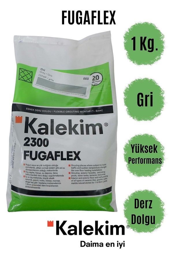 2300 Fuga Flex Esnek Yüksek Performanslı Derz Dolgu Gri