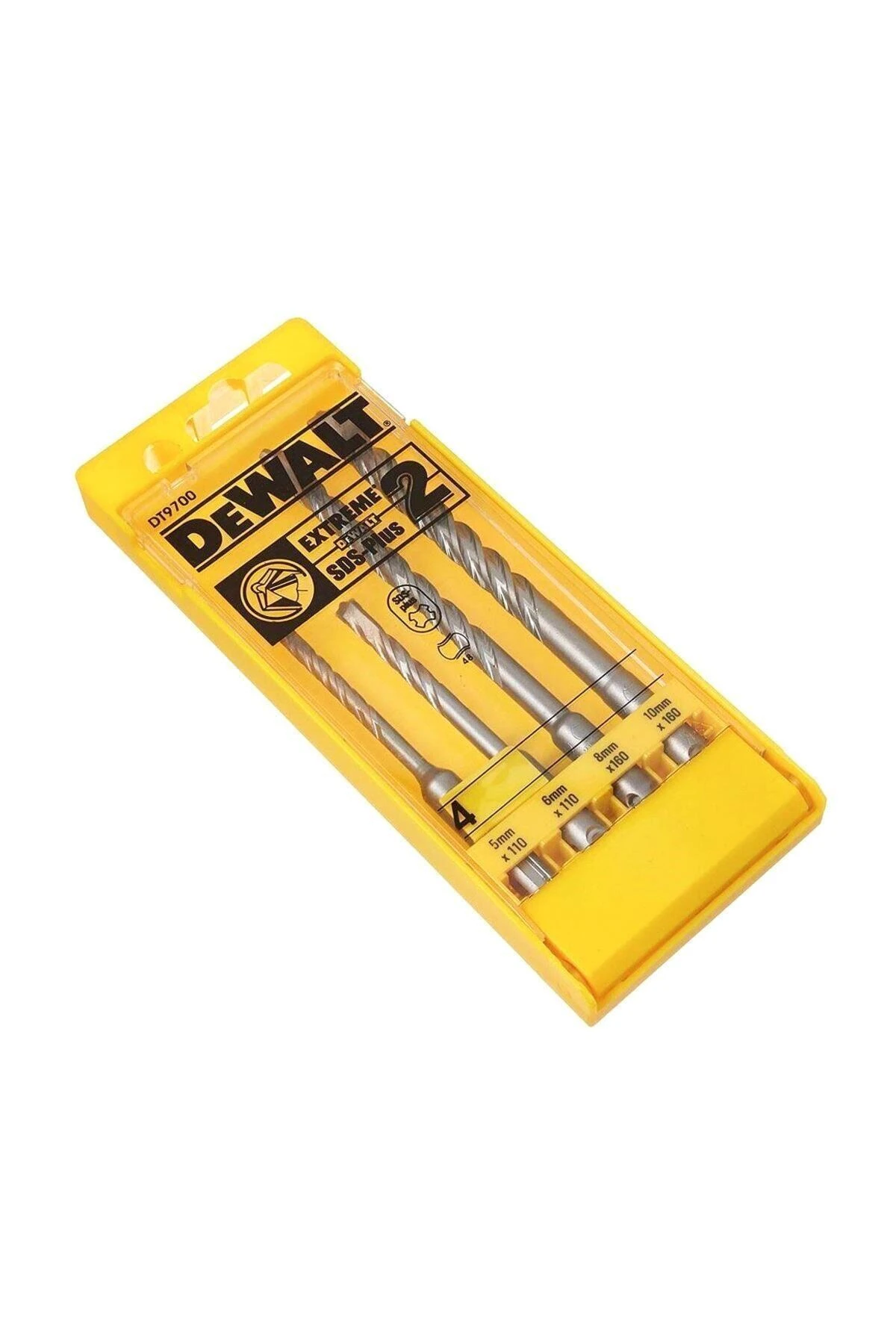 Dt9700 4 Parça Profesyonel Sds-plus Uç Seti